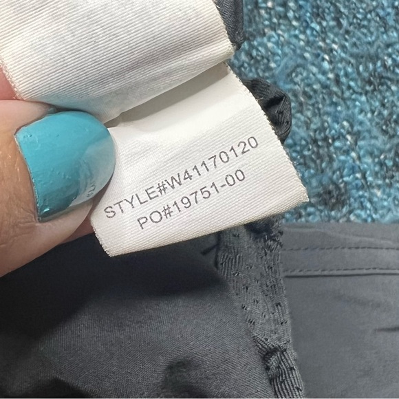 Prana Midtown Capri Ruched Jogger Pants in Grey - Picture 8 of 8